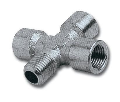 4 Way Connector 1/4'3 F/1 M Packaged - Livestainable.co.za