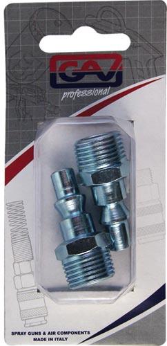 Quick Coupler/Inserts Aro 3/8'm 2 Packaged - Livestainable.co.za