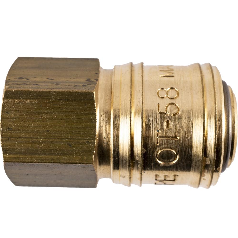 Brass Female Quick Coupler 3/8'f - Livestainable.co.za