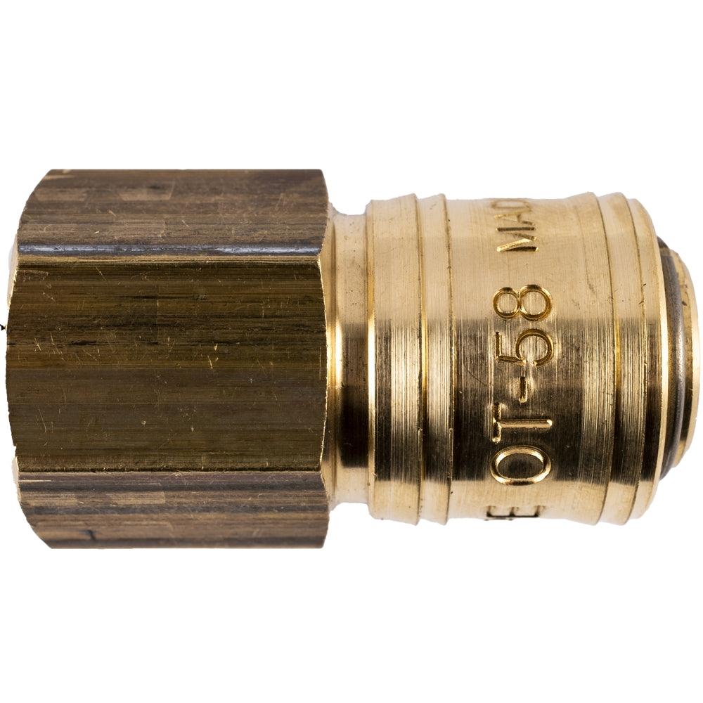 Brass Female Quick Coupler 1/2'f - Livestainable.co.za