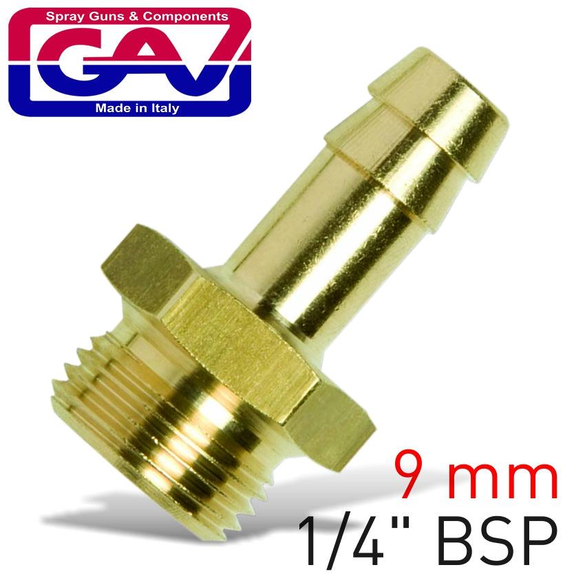 Brass Hose Tail 1 4 Mx 9 Mm - Livestainable.co.za