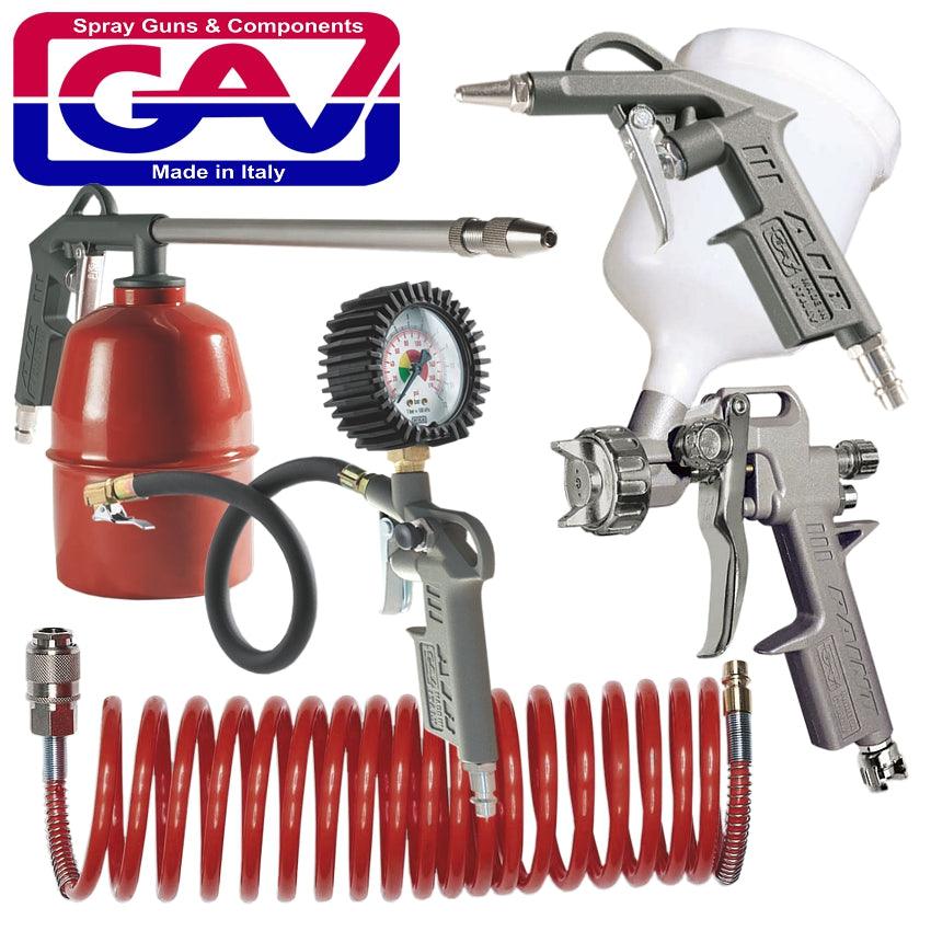 Spray Gun Kit 5 Piece W/162 A - Livestainable.co.za