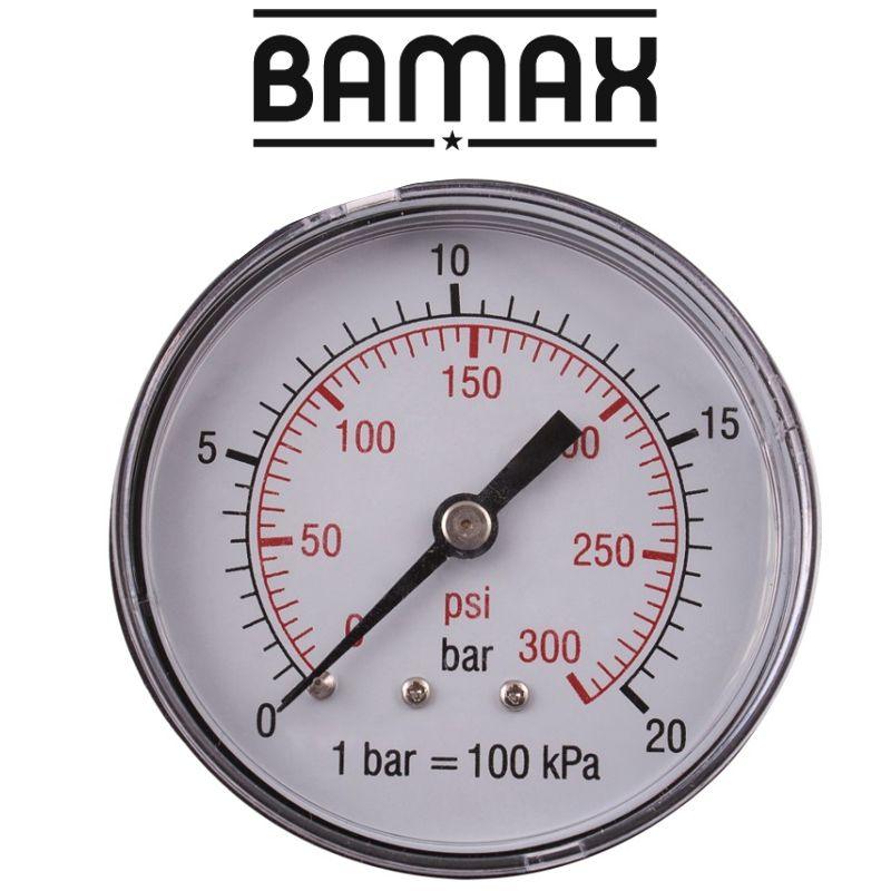 Pressure Gauge 0 20 Bar1/4 Rear 63 Mm D6314 R20 - Livestainable.co.za