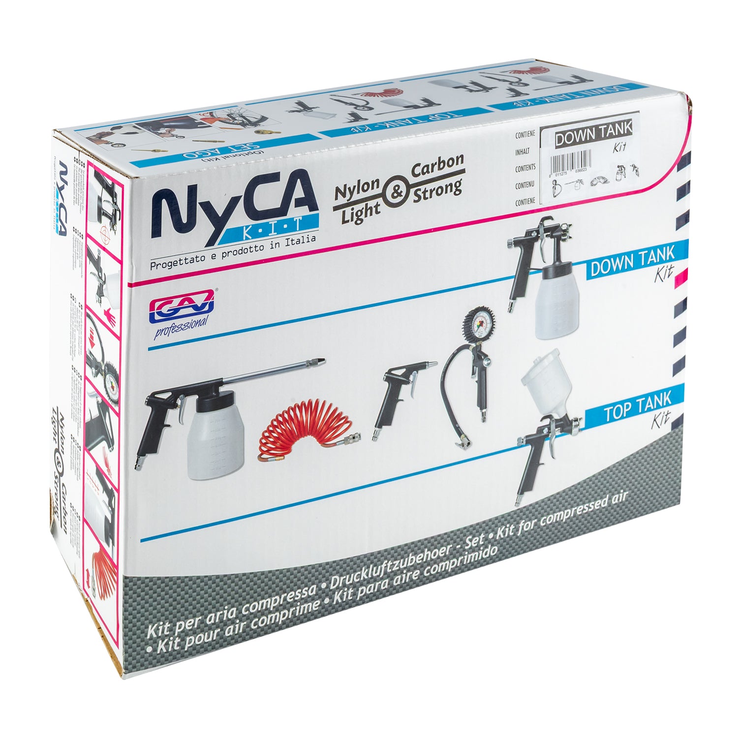 Gav Spray Gun Kit 5 Piece Nyca