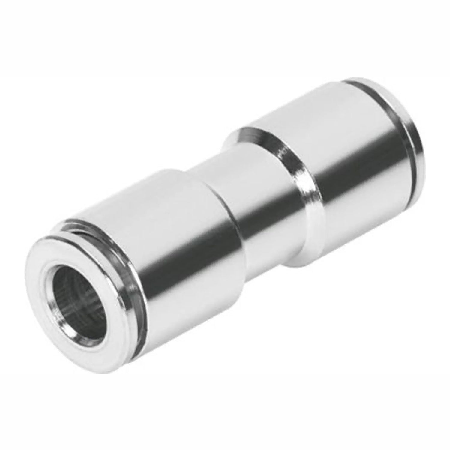 Gav Gav Pu Nickel Plated Straight Connector 6 Mm