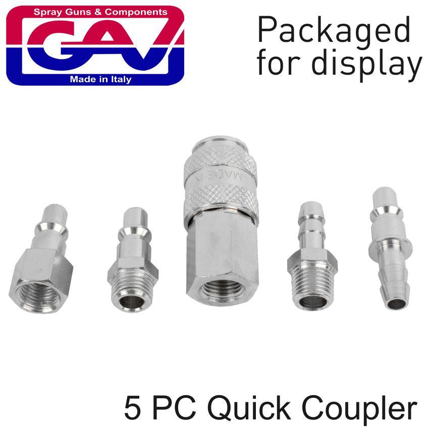 Quick Coupler Set 5 Piece Packaged - Livestainable.co.za