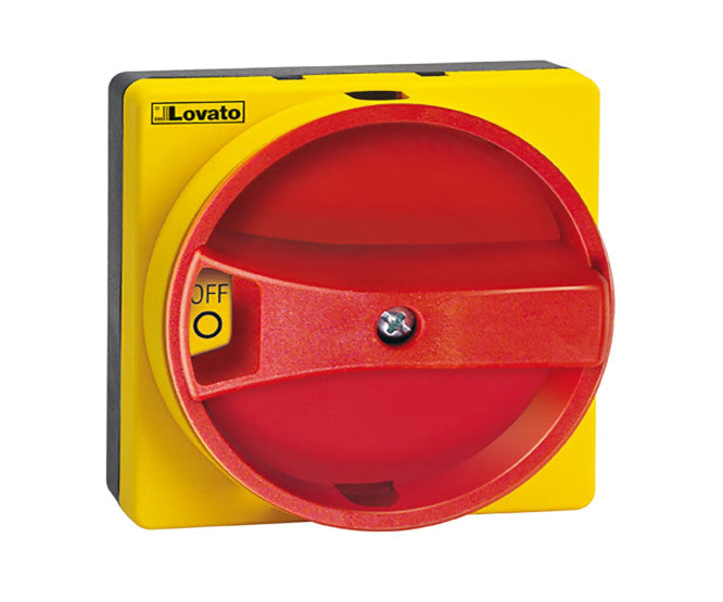 Red/Yellow Door Interlock Rotary Handle Ip65 Gax61