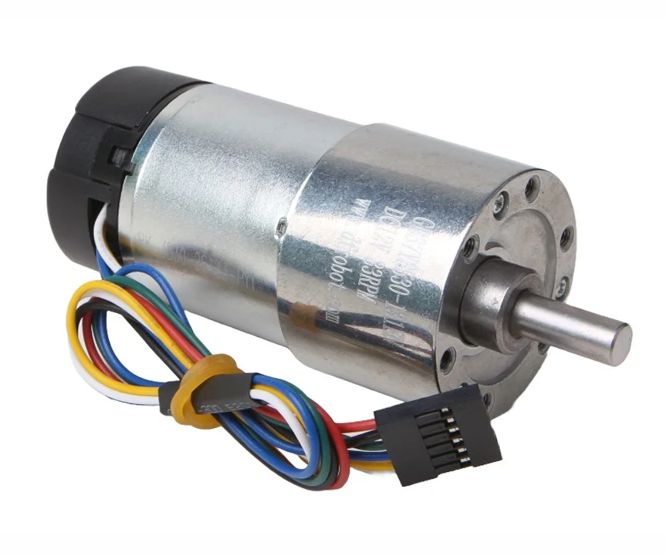 Geared Brush Motor 12 V 83 Rpm With 5 Vdc Encoder Gb37 Y3530 12 V 83 R