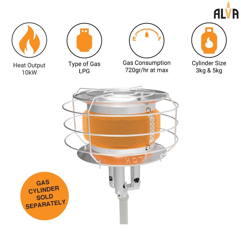 Extension Tube Tank Top Gas Heater