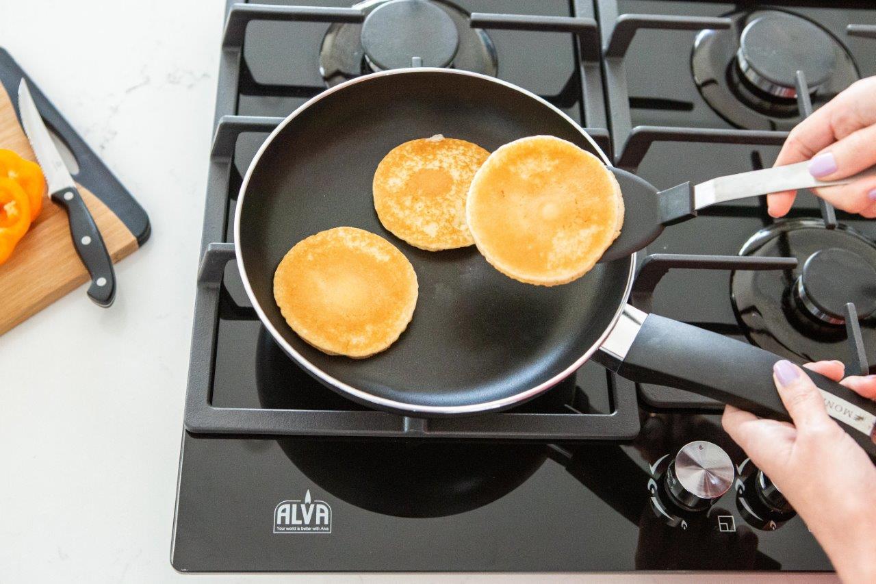 60cm 4 Burner Gas Hob Glass Top