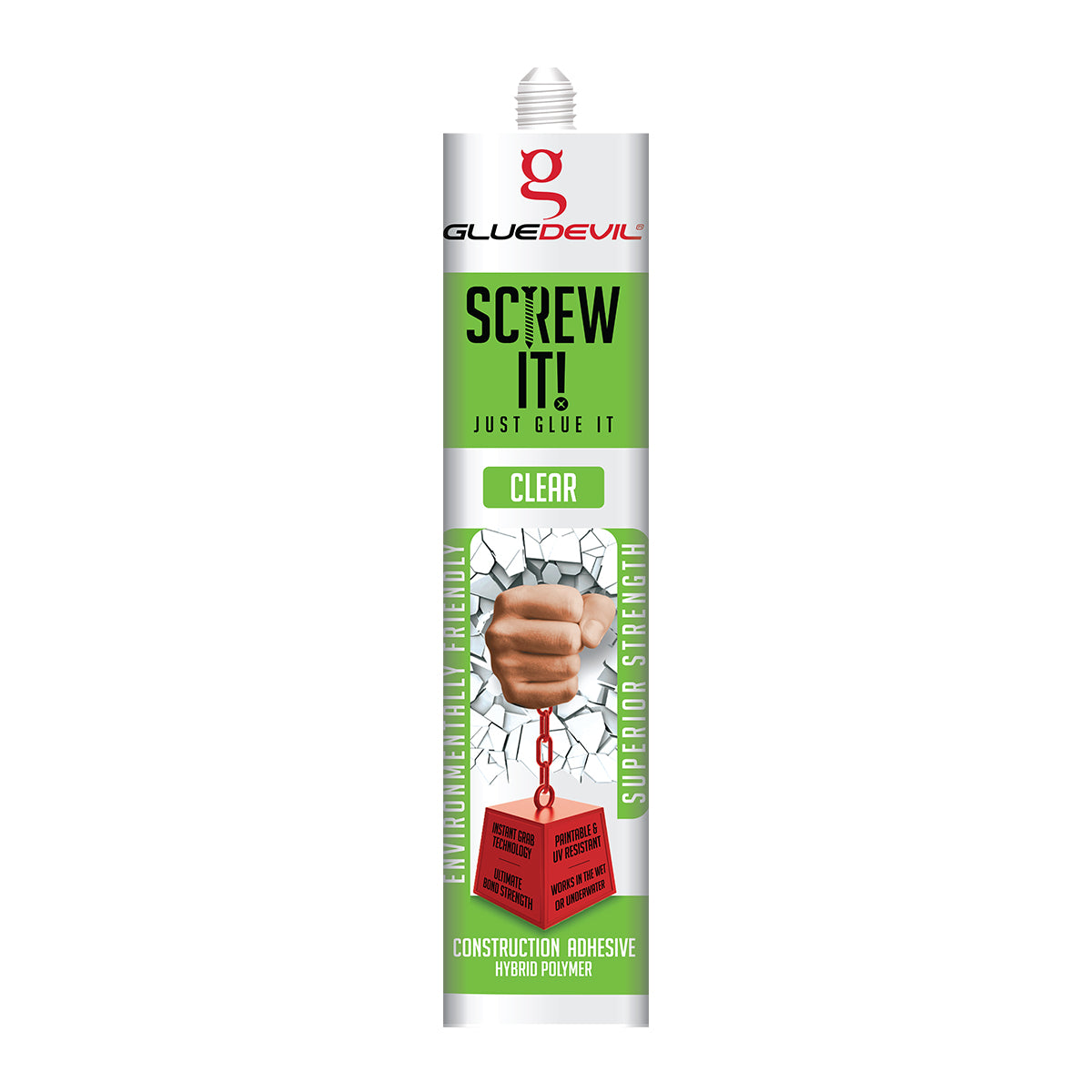 Gluedevil Screw It! Just Glue It Clear 290 Ml