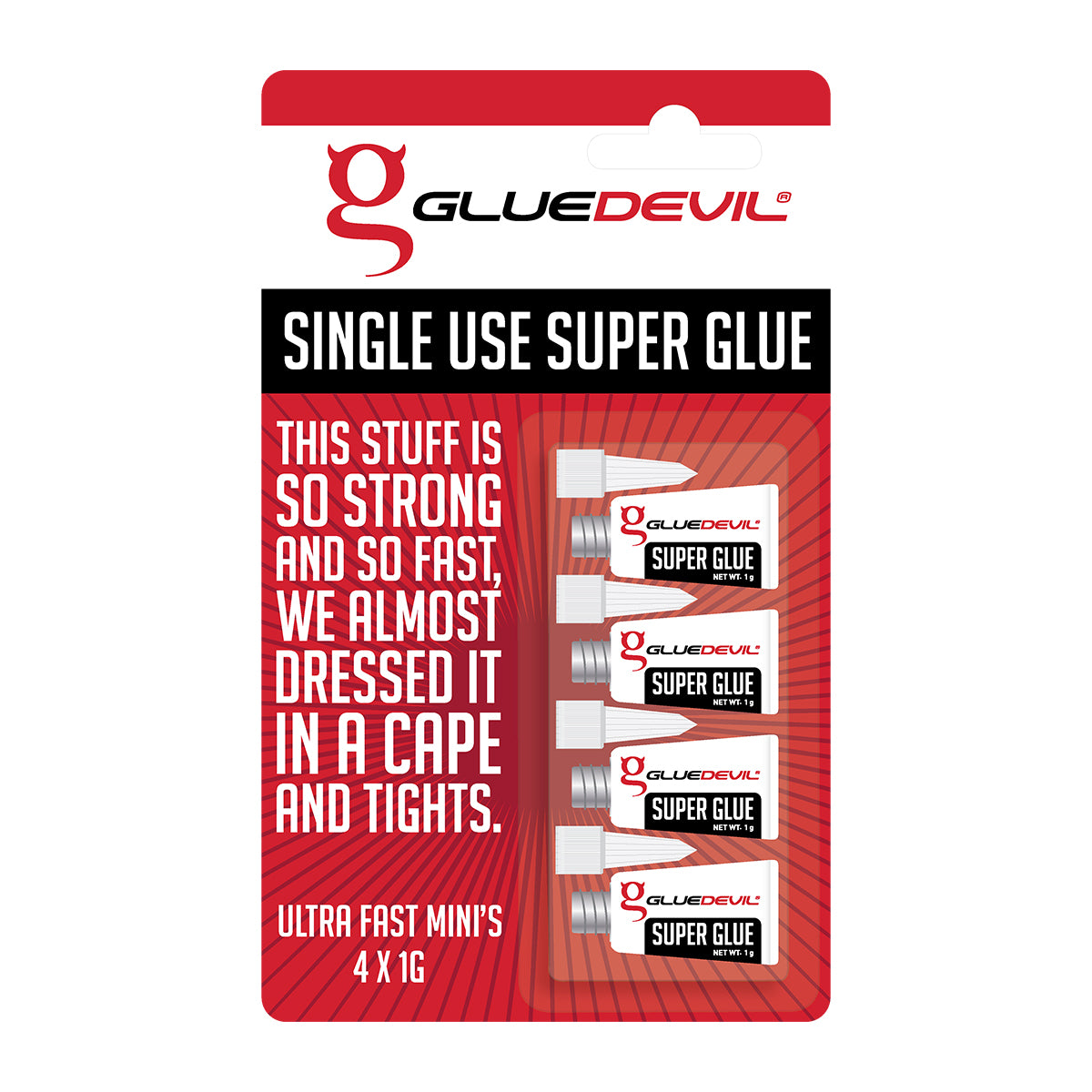 Gluedevil Super Glue Gd Value Pack 4 X1 G