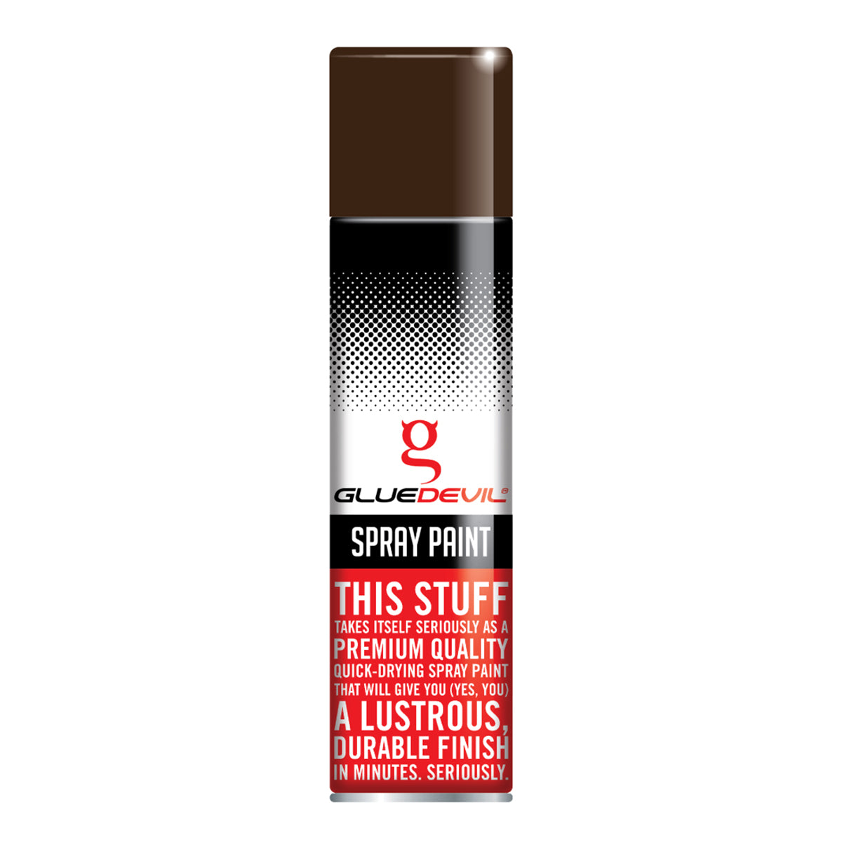 Gluedevil Spray Paint 300 Ml Dark Brown