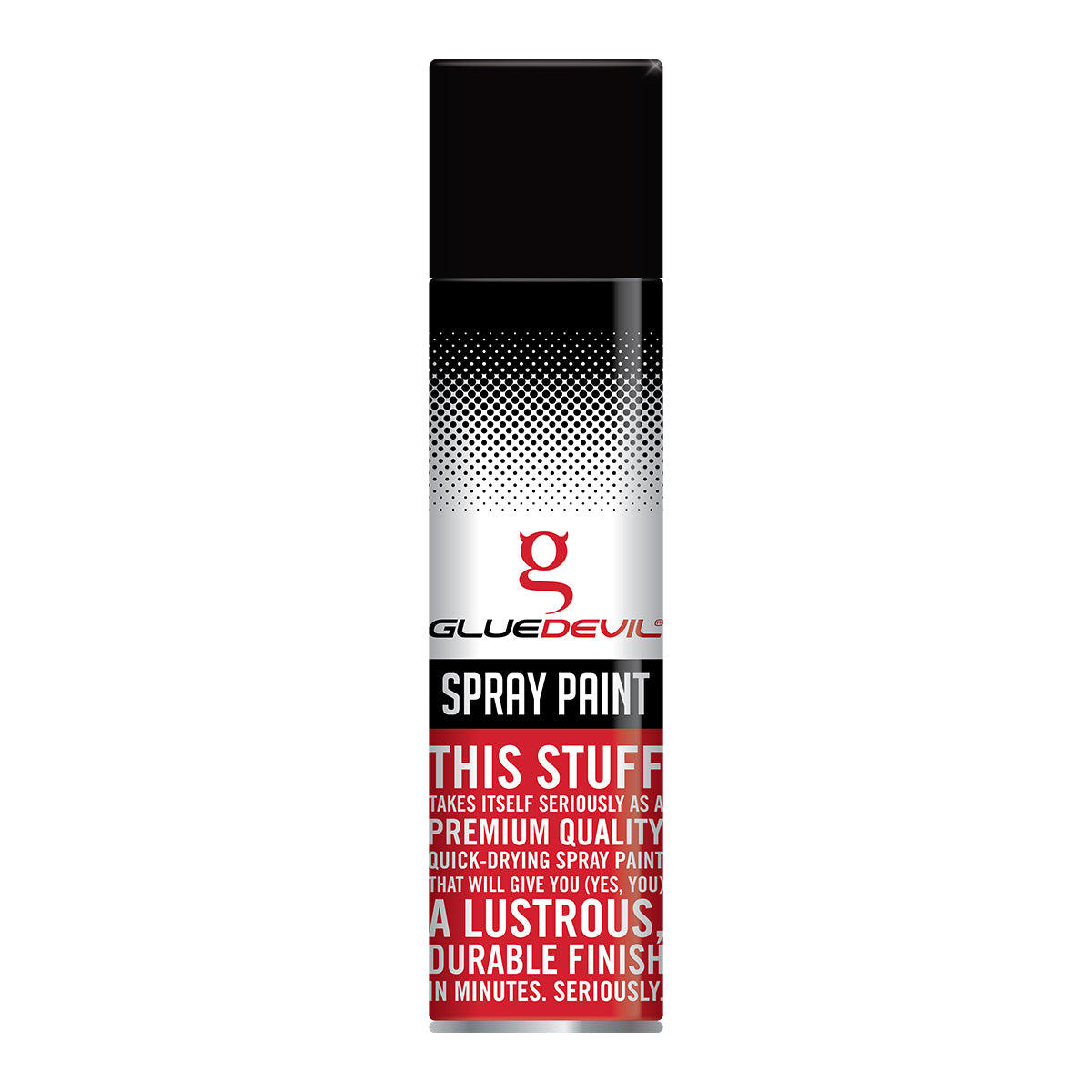 Gluedevil Spray Paint 300 Ml Matt Black