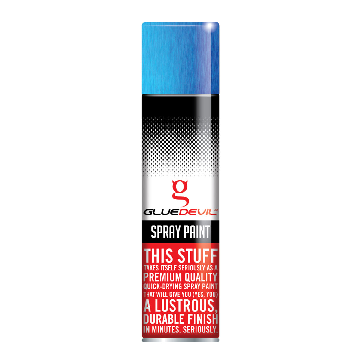 Gluedevil Spray Paint 300 Ml Metallic Light Blue