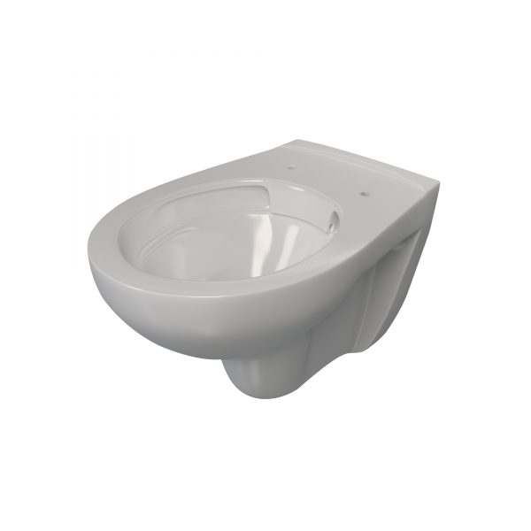 Lecico Atlas Geo Rimless Wh Pan No Seat (Bolt Holes 180)