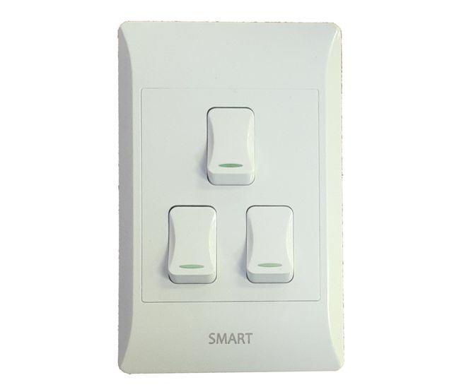 3 Lever 1 Way Light Switch Gf Sw S2031 Sm - Livestainable.co.za