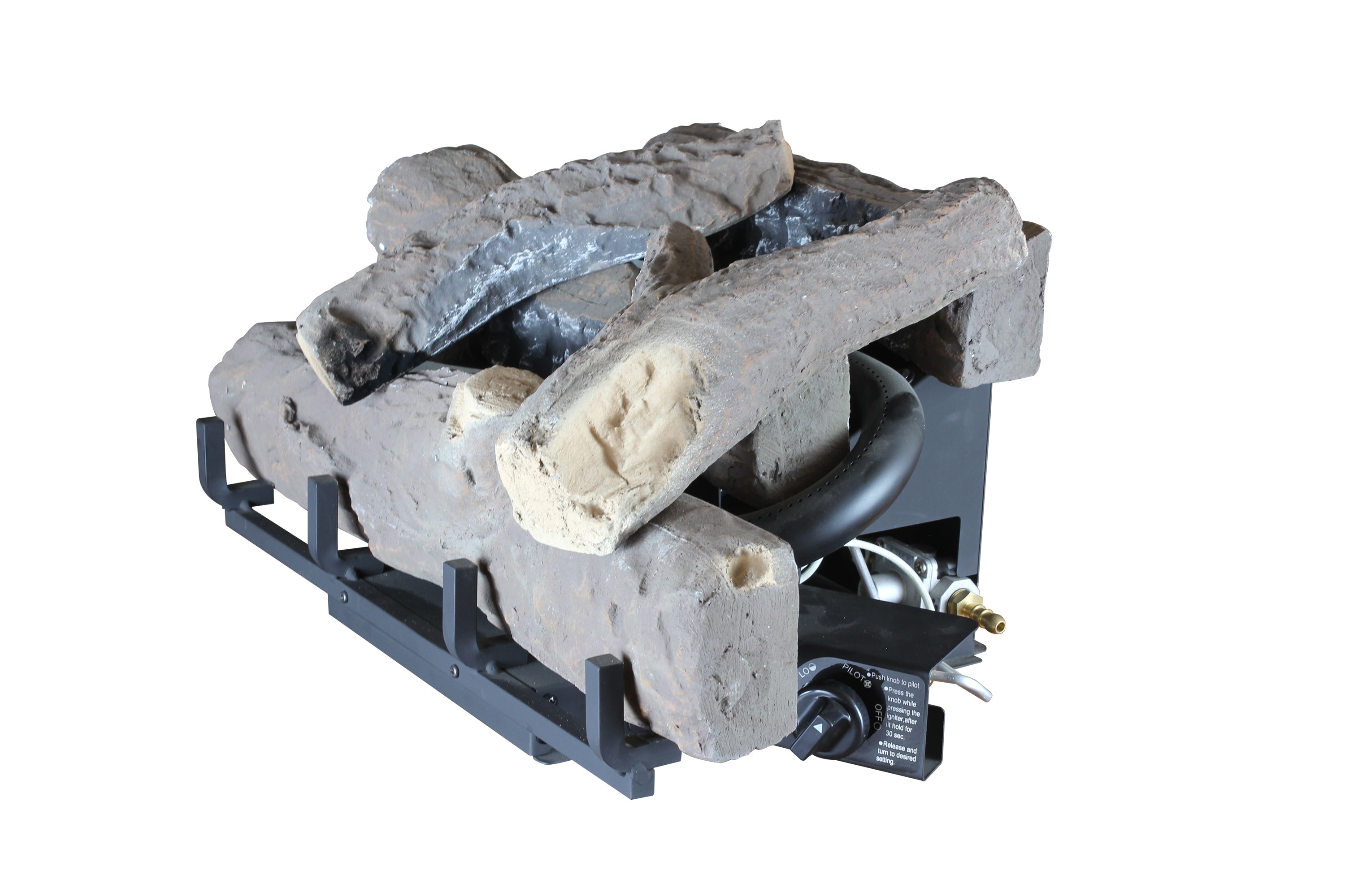 Log Fireplace Gas Heater 520mm Wide