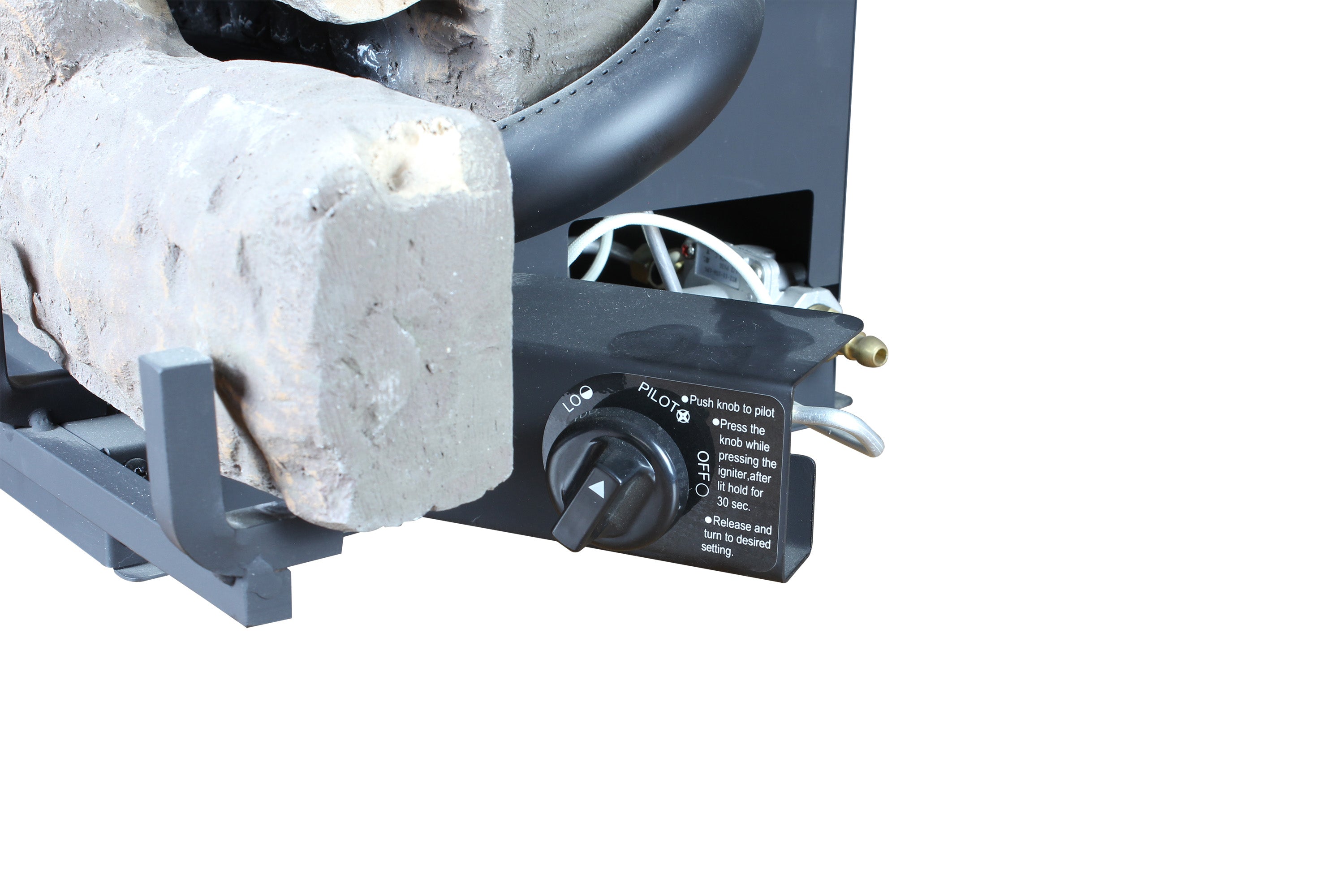 Log Fireplace Gas Heater 520mm Wide