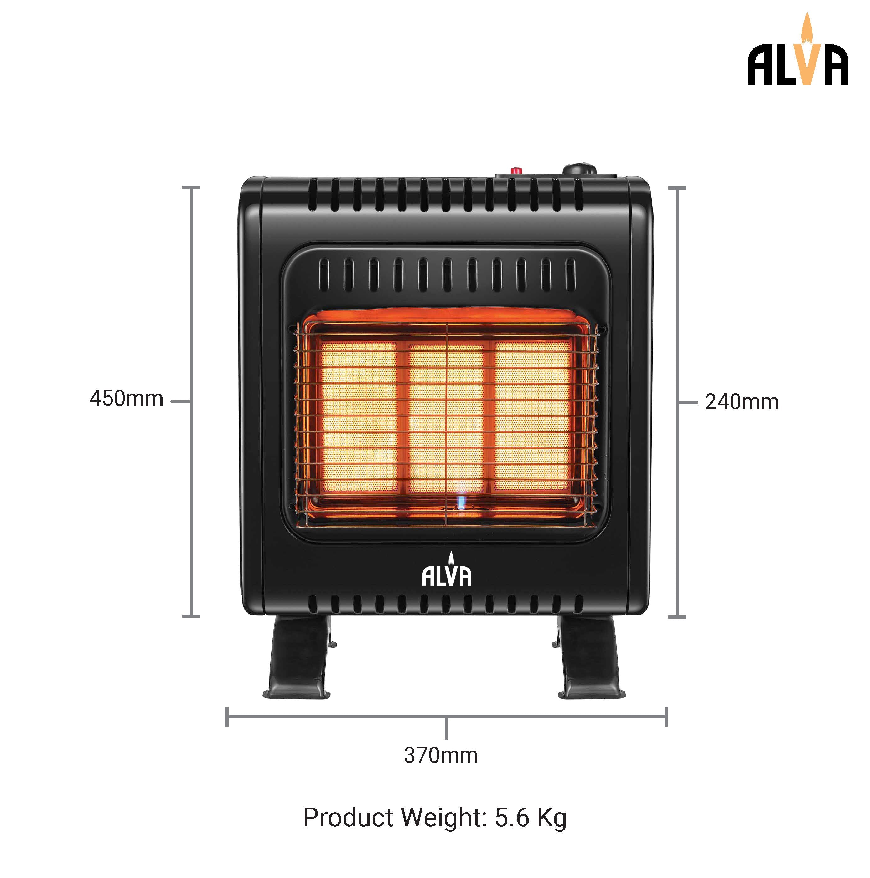 3 Panel Infrared Radiant Indoor Mini Gas Heater