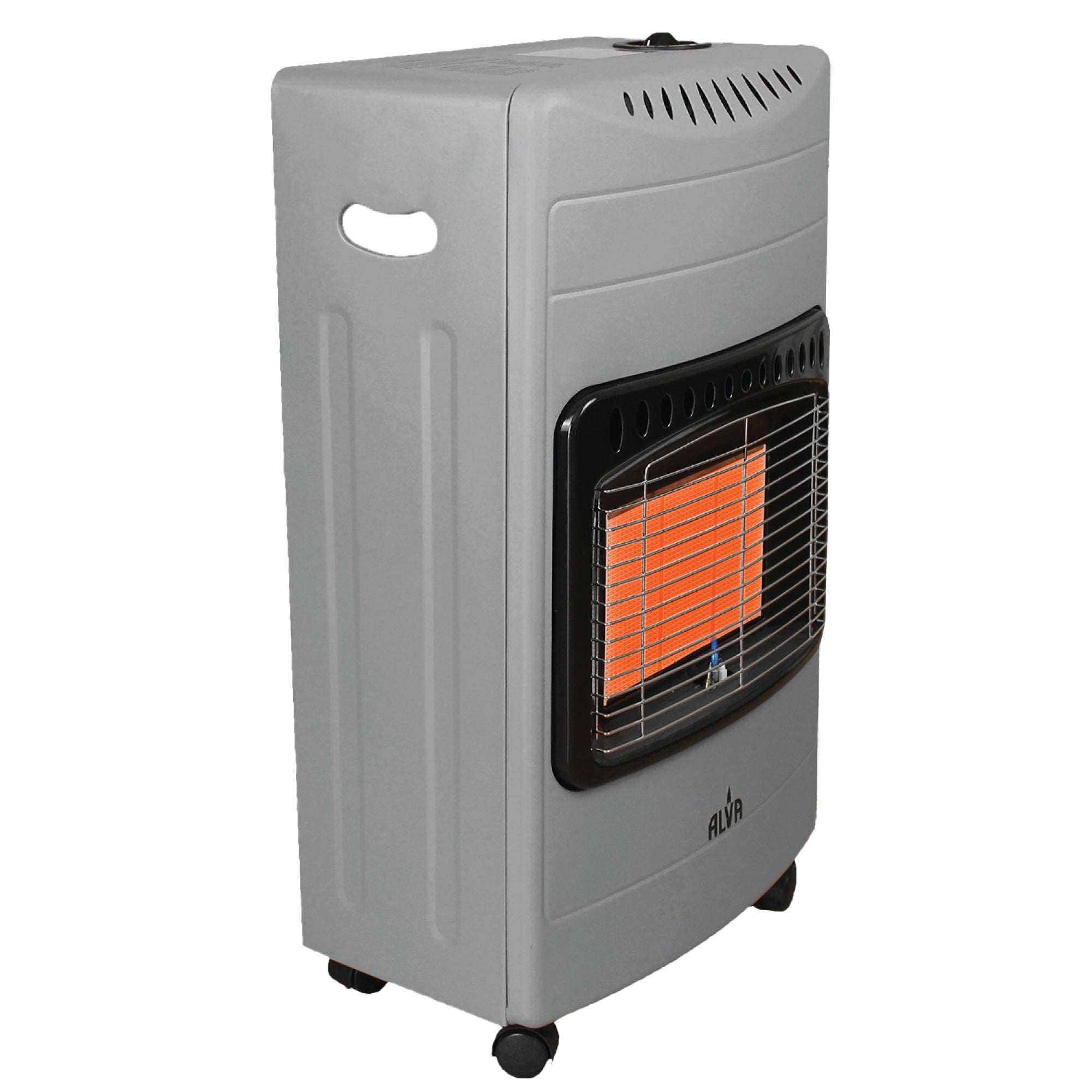 3 Panel Luxurious Infrared Radiant Indoor Gas Heater Grey