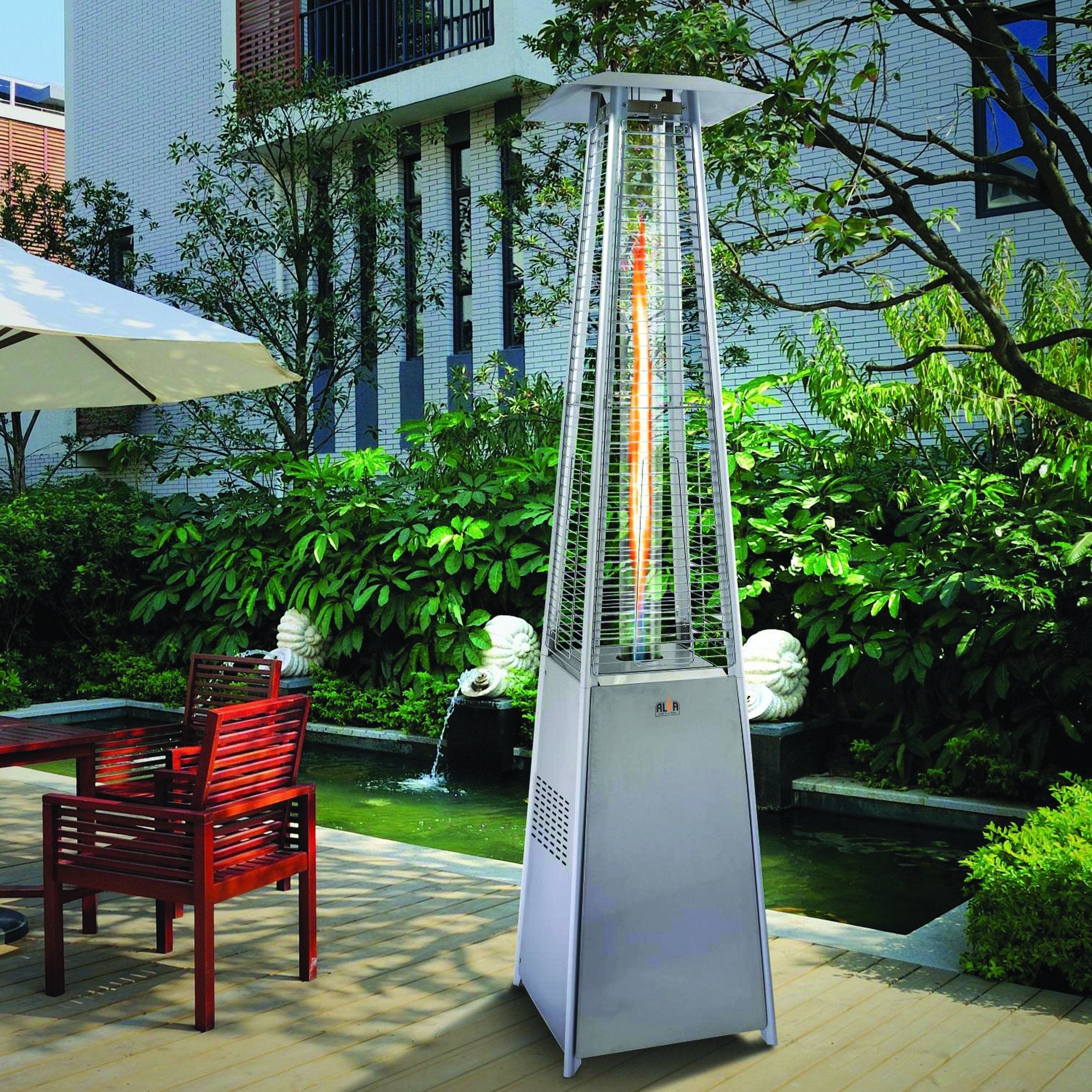 DESIGNER QUARTZ GLASS PATIO HEATER - Alva Lifestyle Retail