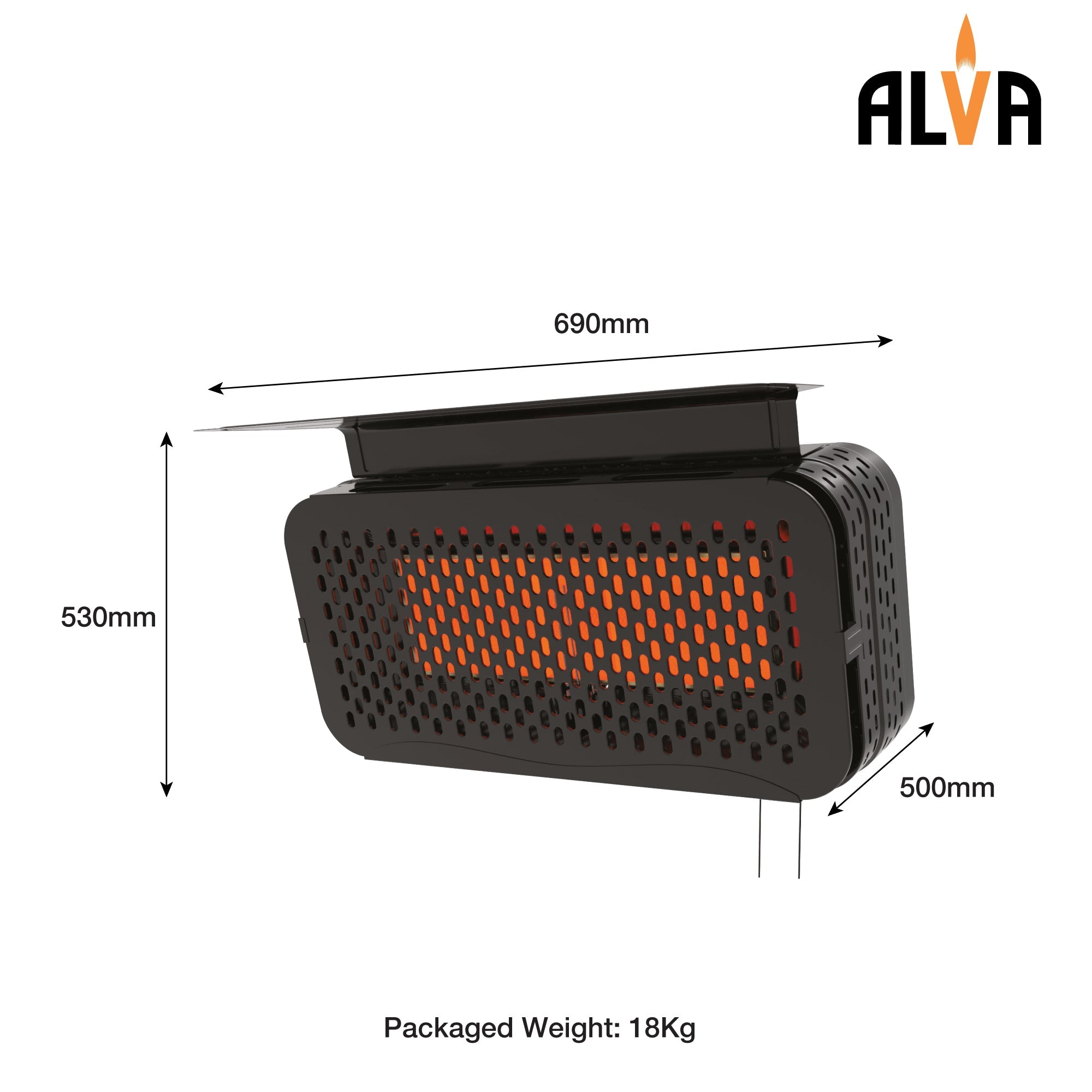 Wall Mounted Gas Patio Heater