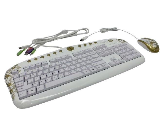 Corded Keyboard And Mouse Desktop Set Gksa 2803 Sr