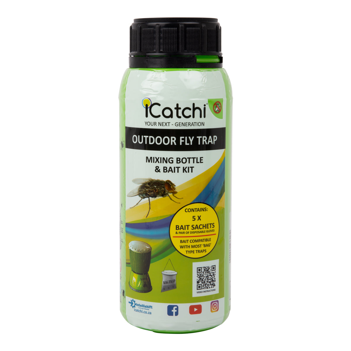 Icatchi Bait And Mixing Bottle