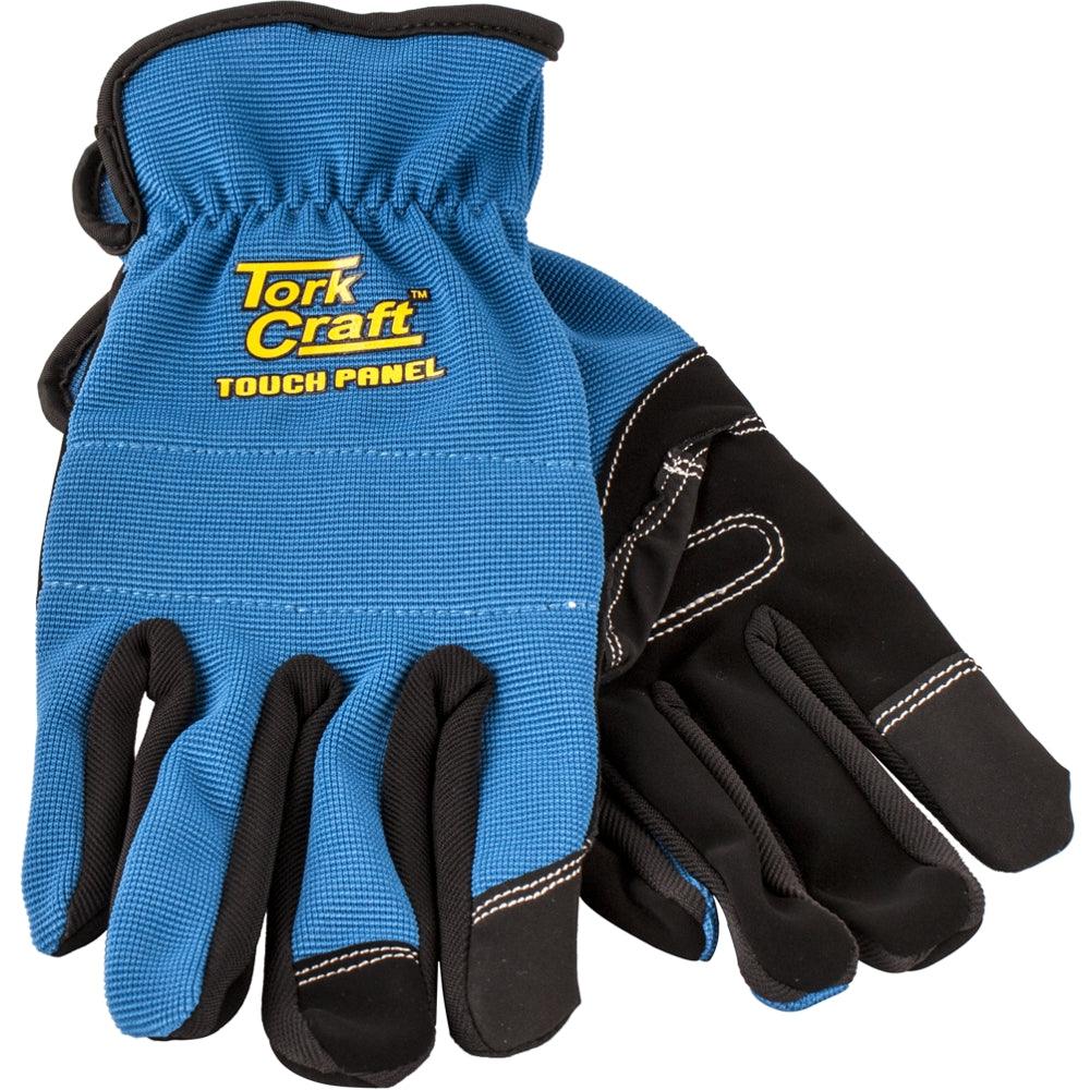 Glove Blue Medium With Pu Palm Multi Purpose - Livestainable.co.za