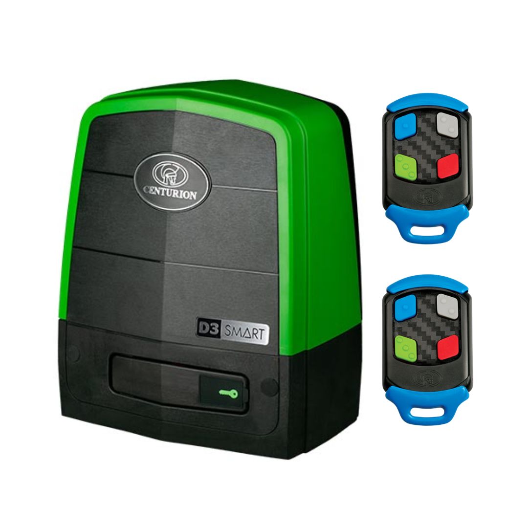 Centurion D3 Smart Motor INCL 2X TX4NOVA, EXCL Batteries, B/Plate & Nylon Rack