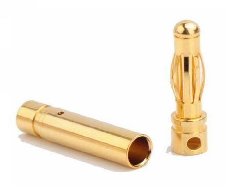 Set Of Plug And Socket 4mm Gold Plated Gp4 Ps - Livestainable.co.za