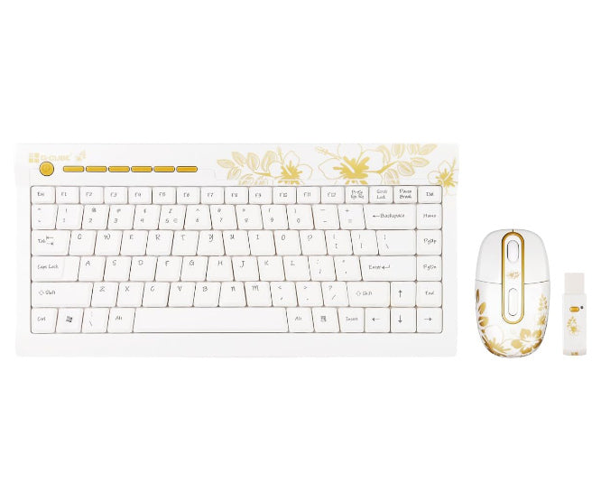 2.4 G Hz Mini Wireless Keyboard And Mouse Set Grksa 610 Sr