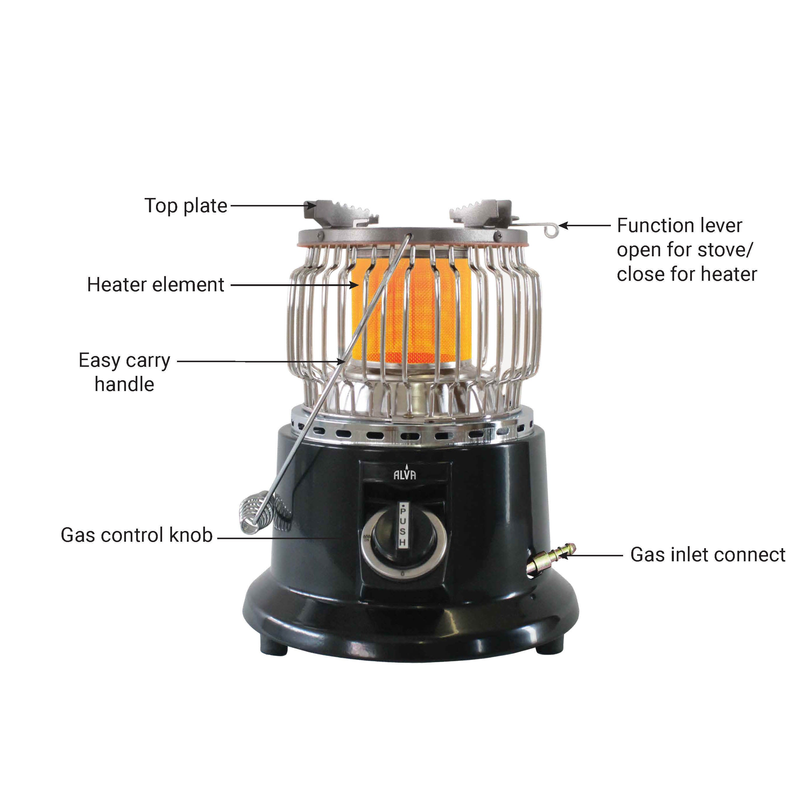 Stove Cooker / Heater Combo