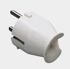 Power Plug Schuko In Line 16 A White Gw28011 - Livestainable.co.za