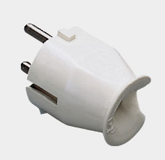 Power Plug Schuko In Line 16 A White Gw28011