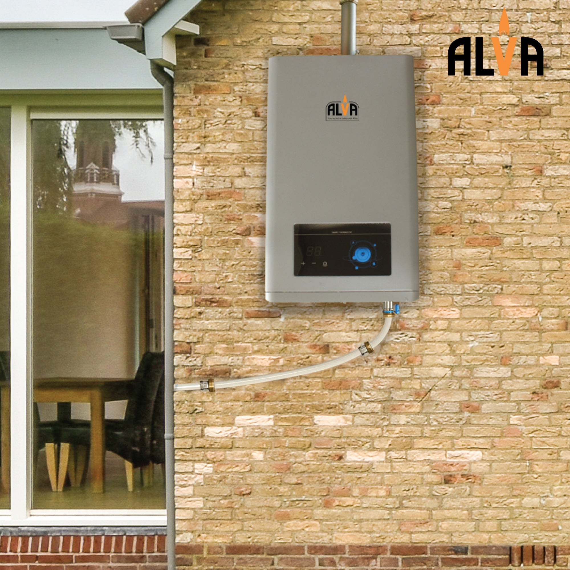 14 L Constant Temp Low Pressure Gas Geyser With Digital Display