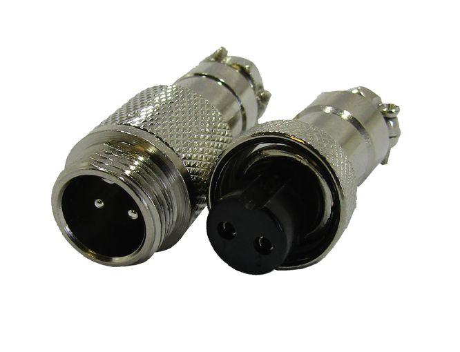 2 W 12mm Mini Mic Plug And Socket Connector Gx12 2 P - Livestainable.co.za