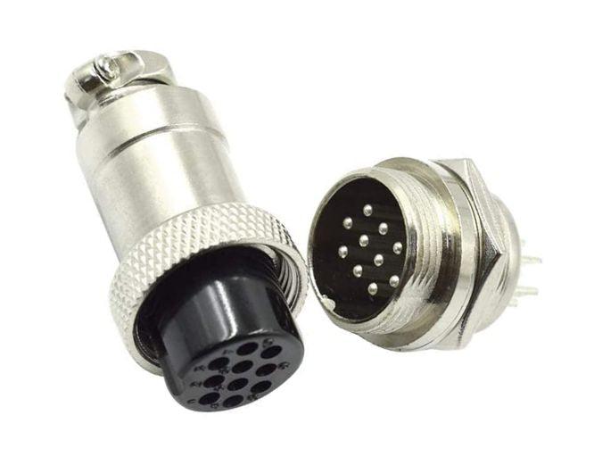 10 W 16mm Mic Plug And Socket Aviation Connector Gx16 A 10 Ps - Livestainable.co.za