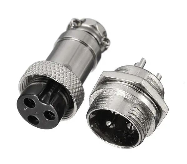 M16 3 W Mini Mic Plug And Socket Connector Set Gx16 A 3 Ps