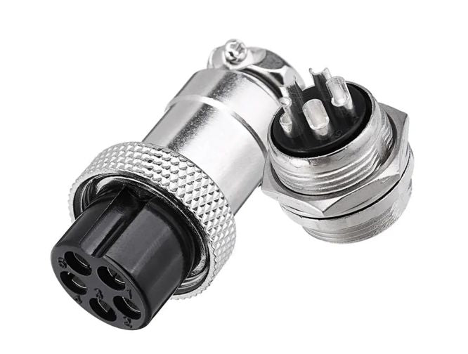 5 Way 16mm Mic Plug And Socket Connector Set Gx16 A 5 Ps