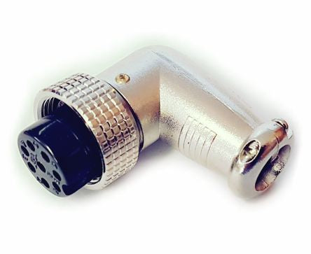 Socket Right Angle 8 W In Line Ring Lock *Zzz* Gx20 8
