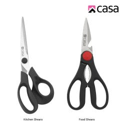 2 Pc Food Shears Scissors Set Bari
