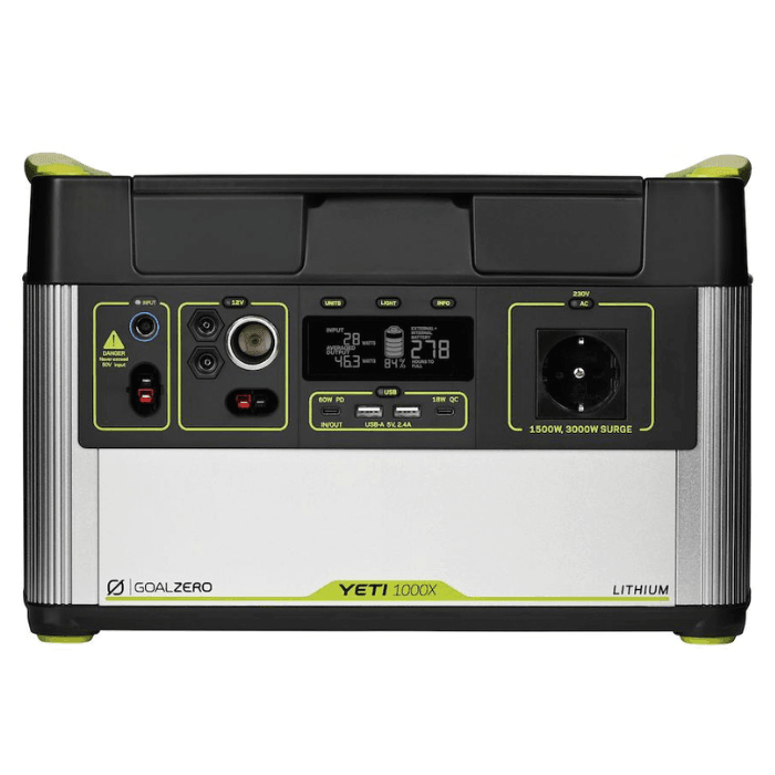 Goal Zero - Yeti 1000X (Lithium) - 91AH - Pure Sine Wave Inverter 1500W, 3500W Surge Expandable Battery Capacity via Expansion Tanks - Livestainable.co.za