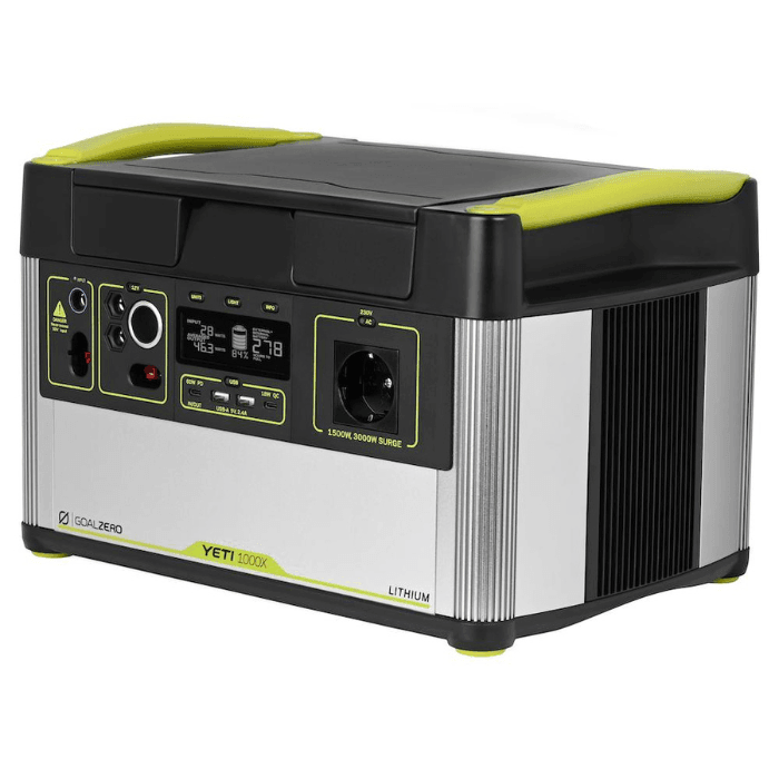 Goal Zero - Yeti 1000X (Lithium) - 91AH - Pure Sine Wave Inverter 1500W, 3500W Surge Expandable Battery Capacity via Expansion Tanks - Livestainable.co.za