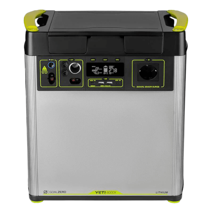 Goal Zero - Yeti 6000X (Lithium) - 556Ah - Pure Sine Wave Inverter 2000W, 3500W Surge Expandable Battery Capacity via Expansion Tanks - Livestainable.co.za