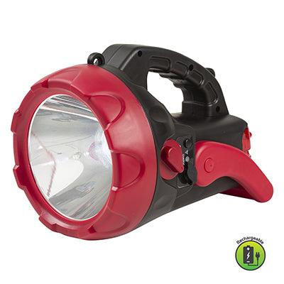 Rechargeable Torch Led 10w Red/Black - Livestainable.co.za