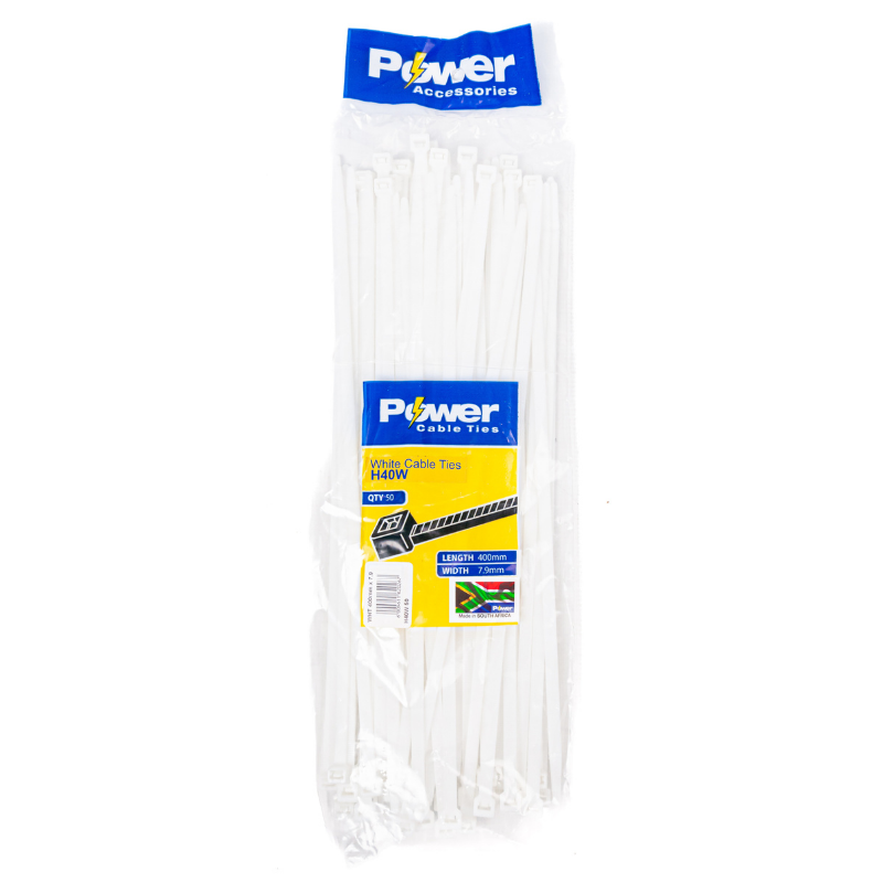Power Cable Ties 400mm X 7.9mm Pk 50 - Livestainable.co.za