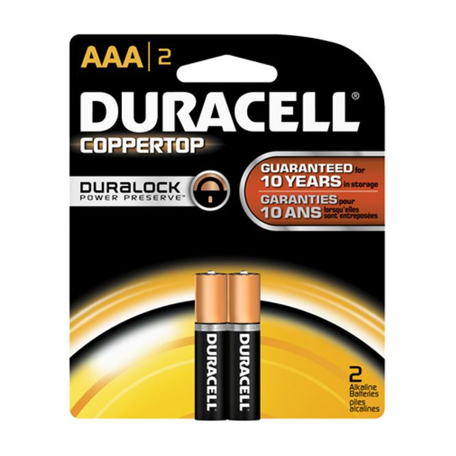 R03/Aaa Duracell Battery 1.5 V 2/Pack Alkaline Aaa 2 Hbdc