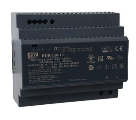 Power Supply D/R U/Slim I=220 Vac O=24 V 6 A Hdr 150 24